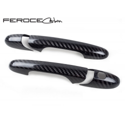 FIAT 500 Door Handles by Feroce - Carbon Fiber 
